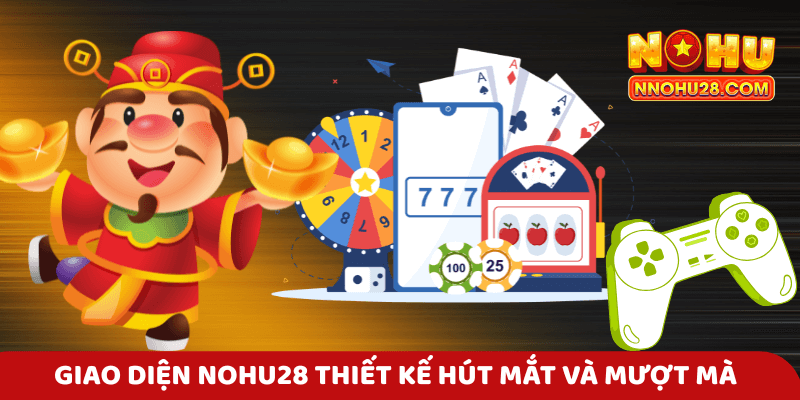 Giao diện nohu28 hệ thống thiết kế hút mắt và mượt mà