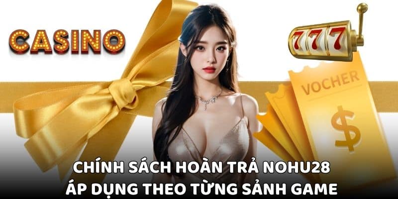 Tham gia giải trí từng sảnh game nhận ngay ưu đãi hoàn trả hấp dẫn